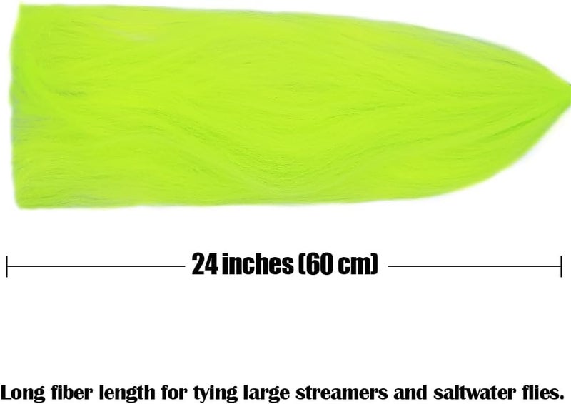 LURELINK Faux Bucktail Fly Tying Materials Kit –12 & 16 Colors Synthetic Bucktail Hair for Fly Fishing Jig & Streamer Lure Making Making - Image 5